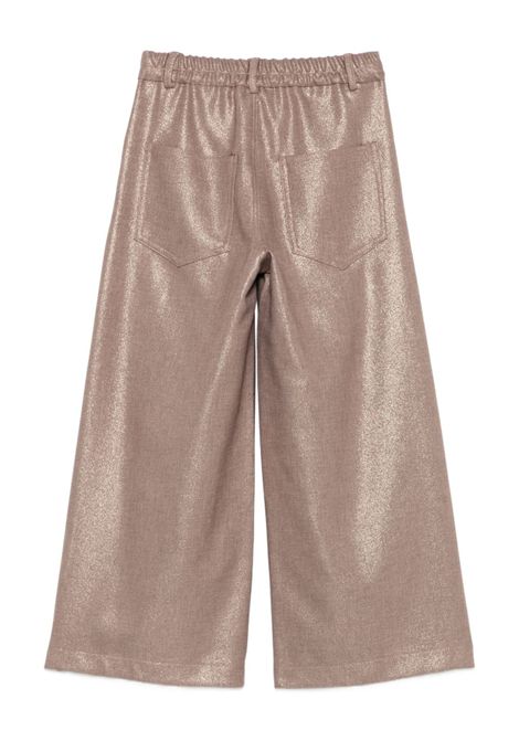 Pantalone metallizzato Lù-Lù BY MISS GRANT | LL3918ORO